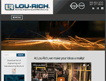 Tablet Screenshot of lou-rich.com
